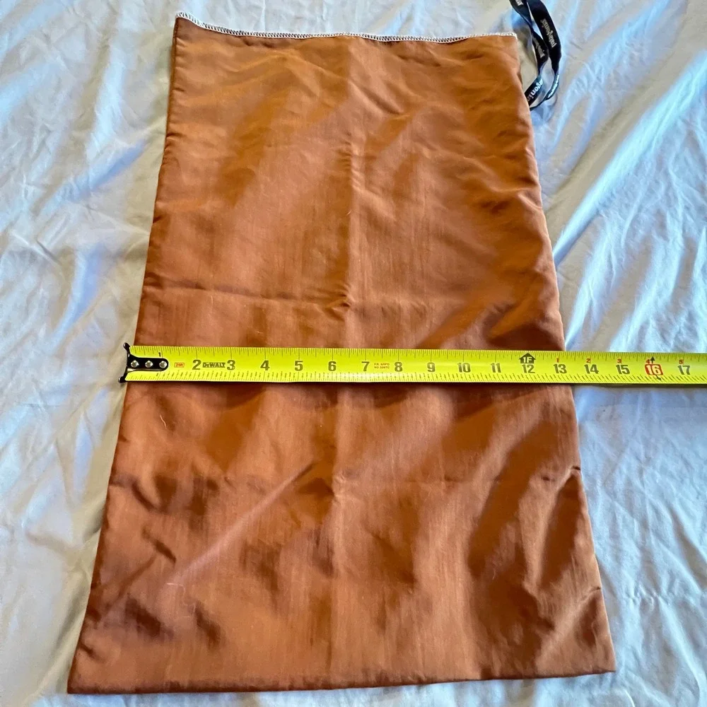 Patagonia Drawstring Pouch Bag Reusable Storage Bag gift bag laundry bag Brown‎